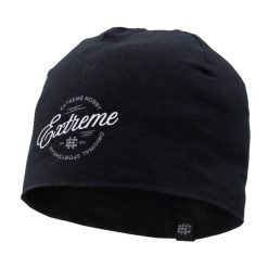 Czapka zimowa męska beanie EXTREME HOBBY CLUSTER. Czarne czapki zimowe EXTREME HOBBY, bez wzorów, z bawełny. Za 69.00 zł.