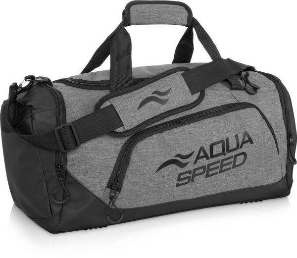 Torba sportowa pływacka na ramię 35l Aqua Speed. Czarne torby na ramię Aqua-Speed, bez wzorów, z materiału, na ramię, bez dodatków. Za 99.99 zł.