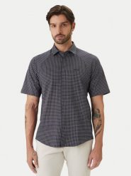 BOSS Koszula Excurse S 50554450 Granatowy Regular Fit. Niebieskie koszule Boss, m, bez wzorów, z bawełny, bez kołnierzyka, bez ramiączek. Za 599.99 zł.