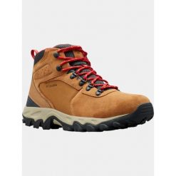 Buty Turystyczne Męskie Columbia Newton Ridge Plus II Suede WP. Brązowe buty turystyczne Columbia, bez wzorów, bez zapięcia, trekkingowe. Za 370.00 zł.