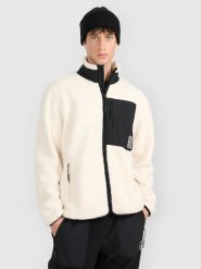 4F Polar sherpa regular ze stójką męski - beżowy L. Brązowe bluzy z polaru 4F, l, bez wzorów, z materiału, bez kaptura. Za 249.99 zł.