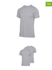 Fila Koszulki (2 szt.) w kolorze szarym rozmiar: S. Szare bezrękawniki Fila, s, bez wzorów, bez kołnierzyka, bez ramiączek. Za 73.99 zł.