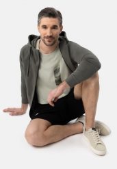 T-SIDE. Zielone t-shirty Volcano, m, bez wzorów, z bawełny, bez kołnierzyka, bez ramiączek. Za 59.99 zł.