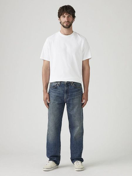 Levi's Dżinsy "568" - Loose Straight fit - w kolorze niebieskim rozmiar: W34/L32. Niebieskie jeansy Levi's®, l. Za 242.19 zł.