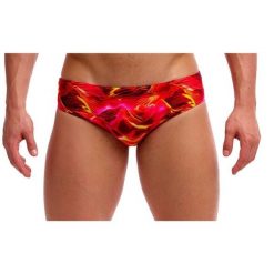 Kąpielówki męskie Funky Trunks Saucy Sonar - slipy. Czerwone kąpielówki Funky Trunks, m, bez wzorów. Za 139.00 zł.