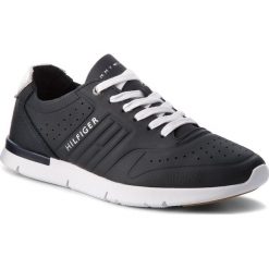 Sneakersy TOMMY HILFIGER - Unlined Th Light Leather Runner FM0FM01630 Midnight 403. Buty sportowe casual marki Tommy Hilfiger. W wyprzedaży za 279.00 zł.