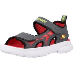 Sandały Skechers Model 406513l Kolor Szary. Szare sandały Skechers, z materiału, bez zapięcia. Za 208.00 zł.