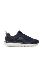 Skechers Sneakersy Brisbane 232057/NVY Granatowy. Niebieskie buty sportowe casual Skechers, bez wzorów, z materiału, bez zapięcia. Za 189.99 zł.