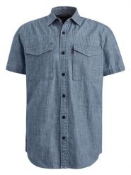 PME Legend Koszula - Regular fit - w kolorze niebieskim rozmiar: XXL. Niebieskie koszule PME Legend, xxl, bez wzorów, z bawełny, bez kołnierzyka, bez ramiączek. Za 171.28 zł.