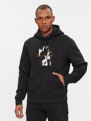 Calvin Klein Bluza Camo Logo K10K112258 Czarny Regular Fit. Czarne bluzy CALVIN KLEIN, m, bez wzorów, z syntetyku, bez kaptura. Za 189.99 zł.