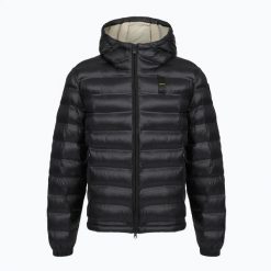 Kurtka męska Blauer USA Charles. Czarne kurtki Blauer, l, bez wzorów, z materiału, bez kaptura. Za 1,249.00 zł.