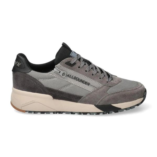 Buty trekkingowe Allrounder Scarmaro. Szare buty turystyczne ALLROUNDER, bez wzorów, z gumy, bez zapięcia, outdoorowe. Za 651.50 zł.