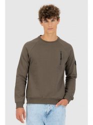 Alife and kickin Bluza "Fabio" w kolorze khaki rozmiar: XXL. Brązowe bluzy Alife and Kickin, xxl, bez wzorów, bez kaptura. Za 139.87 zł.