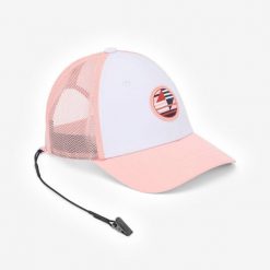 Czapka z daszkiem żeglarska Decathlon 500. Białe czapki z daszkiem Decathlon, bez wzorów, z elastanu. Za 49.99 zł.