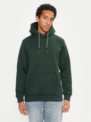 Brave Soul Bluza MSS-628SCHIZOIDJ Zielony Regular Fit. Zielone bluzy Brave Soul, m, bez wzorów, z syntetyku, bez kaptura. Za 89.99 zł.