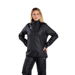 Wodoodporna kurtka Erima Team. Czarne kurtki Erima, m, bez wzorów, bez kaptura. Za 181.00 zł.