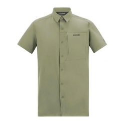 Koszula przeciw owadom Regatta Travel Light. Zielone koszule Regatta, bez wzorów, bez kołnierzyka, bez ramiączek. Za 249.99 zł.