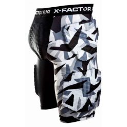 Spodenki ochronne rowerowe mtb męskie X-Factor QBI. Brązowe spodenki rowerowe X-Factor, m, bez wzorów, narciarskie. Za 299.00 zł.