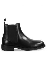 Gant Sztyblety Rizmood 29651754 Czarny. Czarne botki sznurowane GANT, bez wzorów, ze skóry, bez obcasa, bez zapięcia. Za 849.99 zł.
