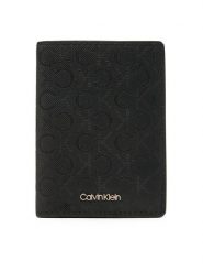 Calvin Klein Duży Portfel Męski Ck Must Mono Bifold 7cc W/Coi K50K512686 Czarny. Czarne portfele CALVIN KLEIN, bez wzorów, ze skóry. Za 259.99 zł.