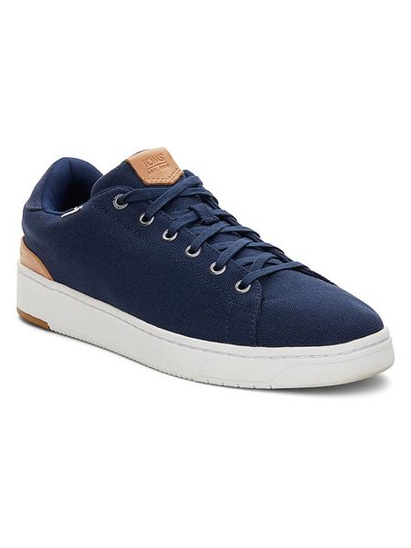 TOMS Sneakersy w kolorze granatowym rozmiar: 41. Niebieskie buty sportowe casual Toms, bez wzorów, bez zapięcia. Za 194.61 zł.