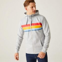 Bluza z kapturem Regatta Shorebay II. Szare bluzy z kapturem Regatta, na jesień, l, bez wzorów, z bawełny, z kapturem. Za 230.50 zł.