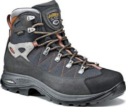 Buty trekkingowe męskie Asolo Finder GV MM. Szare buty turystyczne Asolo, bez wzorów, z gore-texu, za kostkę, bez zapięcia, trekkingowe, gore-tex. Za 786.25 zł.