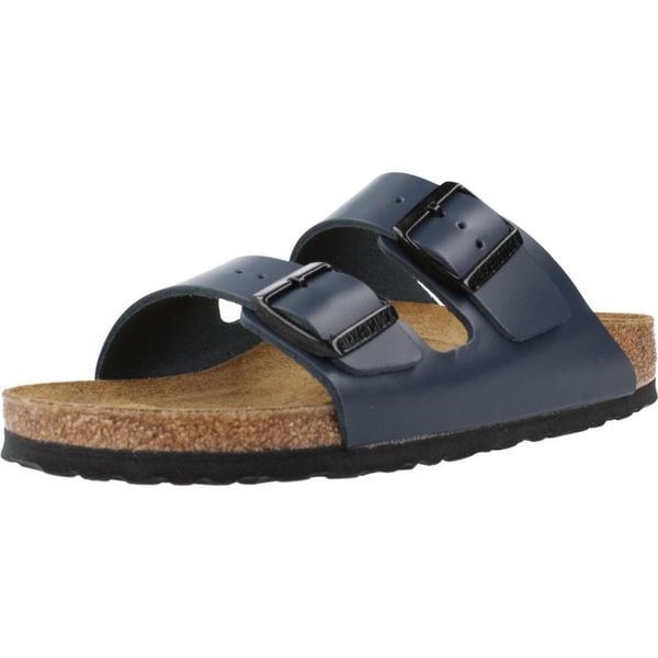 Klapki męskie Birkenstock Arizona. Niebieskie klapki Birkenstock, z materiału. Za 411.90 zł.