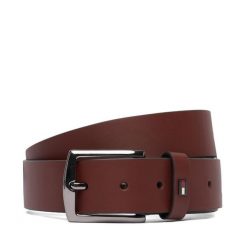 Pasek Tommy Hilfiger. Brązowe paski Tommy Hilfiger, bez wzorów. Za 209.99 zł.