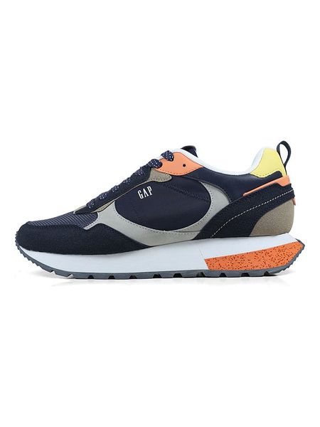 GAP Sneakersy "Genesi G1 S" w kolorze granatowo-szaro-szarobrązowym rozmiar: 46. Niebieskie buty sportowe casual GAP, bez wzorów, z materiału, bez zapięcia. Za 122.67 zł.