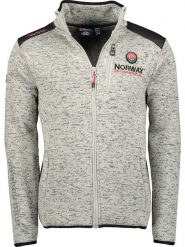 Geographical Norway Kurtka polarowa "Tavid" w kolorze szarym rozmiar: XL. Szare kurtki Geographical Norway, xl, bez wzorów, z polaru, bez kaptura. Za 136.13 zł.