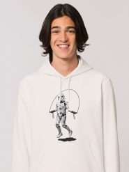 WOOOP Bluza w kolorze białym rozmiar: XXL. Białe bluzy Wooop, xxl, bez wzorów, z kapturem. Za 143.99 zł.