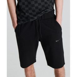 Dresowe szorty z kieszenią na zamek - Czarny. Krótkie spodenki sportowe marki Cropp. Za 59.99 zł.