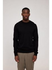 MAZINE Bluza "Baru" w kolorze czarnym rozmiar: L. Czarne bluzy MAZINE, l, bez wzorów, z bawełny, bez kaptura. Za 117.99 zł.