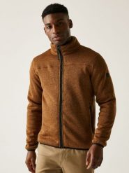 Regatta Kurtka polarowa "Branleigh" w kolorze jasnobrązowym rozmiar: 4XL. Brązowe kurtki Regatta, xl, bez wzorów, z polaru, bez kaptura. Za 152.99 zł.