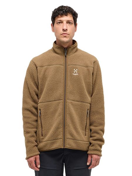 Haglöfs Kurtka polarowa "Mossa Pile" w kolorze jasnobrązowym rozmiar: S. Brązowe kurtki Haglöfs, s, bez wzorów, z polaru, bez kaptura. Za 222.94 zł.