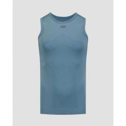 Koszulka męska termoaktywna singlet X-Bionic Invent 4.0 LT Blue. Niebieskie bielizna termoaktywna X BIONIC, m, bez wzorów, bez ramiączek. Za 140.00 zł.