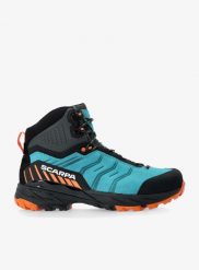 Buty trekkingowe męskie Scarpa Rush TRK GTX. Niebieskie buty turystyczne Scarpa, bez wzorów, z gore-texu, bez zapięcia, trekkingowe, gore-tex. Za 725.99 zł.