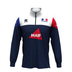 Kurtka treningowa France Blake Maif 2024/25. Białe kurtki ERREA, s, bez wzorów, z materiału, bez kaptura. Za 271.50 zł.