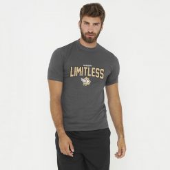 T-Shirt Legea Limitless Dorosłych. Szare t-shirty sportowe Legea, bez wzorów, z bawełny, bez ramiączek, na fitness i siłownię. Za 52.00 zł.