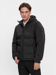 Calvin Klein Kurtka zimowa Mix Media K10K111889 Czarny Regular Fit. Czarne kurtki CALVIN KLEIN, na zimę, m, bez wzorów, z syntetyku, bez kaptura. Za 879.99 zł.