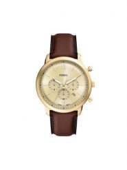 Fossil Zegarek Neutra Chronograph FS6113 Brązowy. Brązowe zegarki Fossil. Za 659.99 zł.
