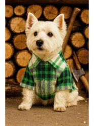 Paws&Whiskers Koszula w kolorze zielonym dla psa rozmiar: L. Zielone koszule Paws&Whiskers, l, bez wzorów, z bawełny, bez kołnierzyka, bez ramiączek. Za 68.95 zł.