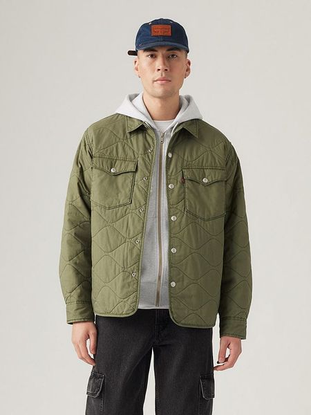 Levi's Kurtka pikowana w kolorze khaki rozmiar: L. Brązowe kurtki Levi's®, l, bez wzorów, bez kaptura. Za 249.17 zł.