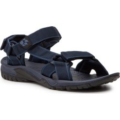 Sandały JACK WOLFSKIN - Lakewood Ride Sandal M 4019021 Night Blue. Niebieskie sandały Jack Wolfskin, z materiału, bez zapięcia. W wyprzedaży za 199.00 zł.