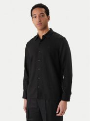 Calvin Klein Koszula LV04LE125G Czarny Regular Fit. Czarne koszule CALVIN KLEIN, m, bez wzorów, z lyocellu, bez kołnierzyka, bez ramiączek. Za 408.99 zł.