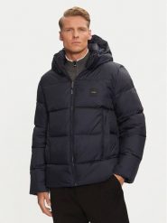 Calvin Klein Kurtka zimowa K10K113476 Granatowy Regular Fit. Niebieskie kurtki CALVIN KLEIN, na zimę, l, bez wzorów, z syntetyku, bez kaptura. Za 699.99 zł.