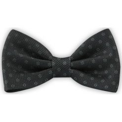 Mucha Męska, Czarna w Kwiatki, Motyw Florystyczny, Bez Poszetki -EM Men's Accessories. Czarne krawaty i muchy Em men's accessories, bez wzorów. Za 49.99 zł.