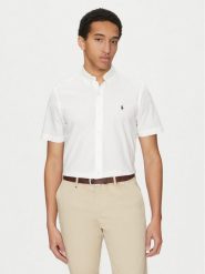 Polo Ralph Lauren Koszula 710945315001 Biały Custom Fit. Białe koszule Polo Ralph Lauren, m, bez wzorów, z bawełny, bez kołnierzyka, bez ramiączek. Za 379.99 zł.