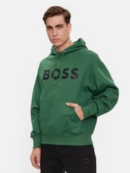 Boss Bluza Sullivan 16 50496661 Zielony Oversize. Zielone bluzy Boss, l, bez wzorów, z bawełny, bez kaptura. Za 529.99 zł.